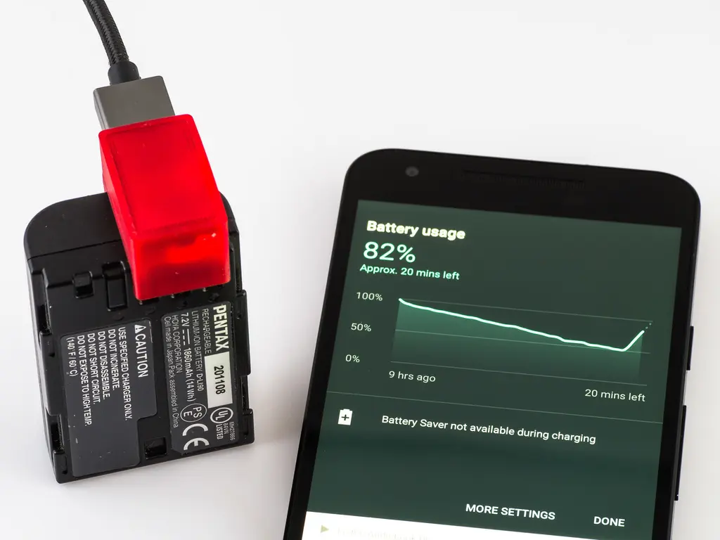 Camera Battery Phone Charger