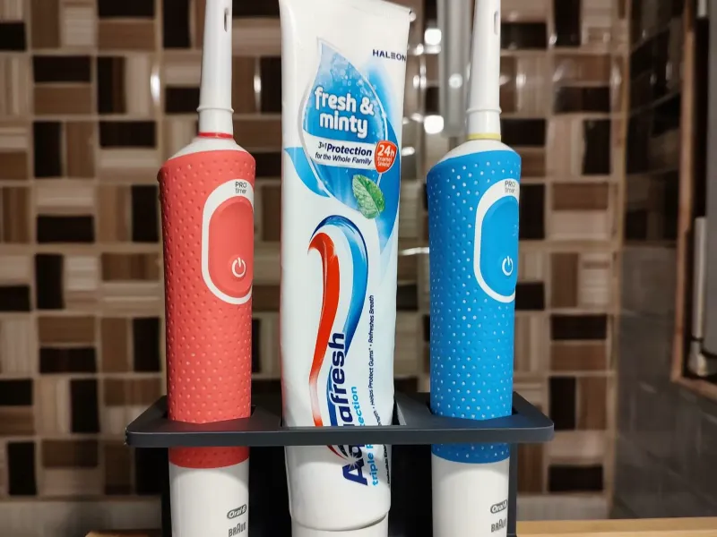 Porta/organizer per spazzolini elettrici Oral B