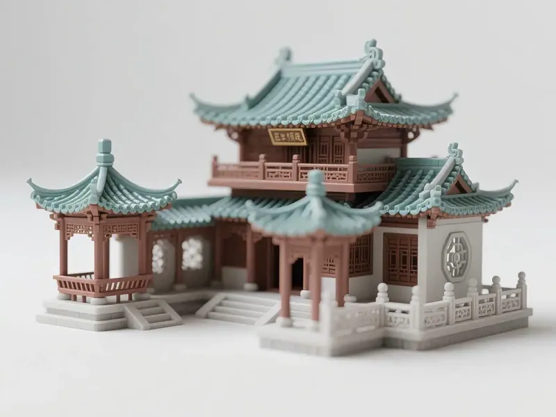 古风园林庭院