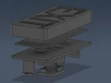 3D-gedruckte Notausgangsleuchte - Mehrteilige Baugruppe-3
