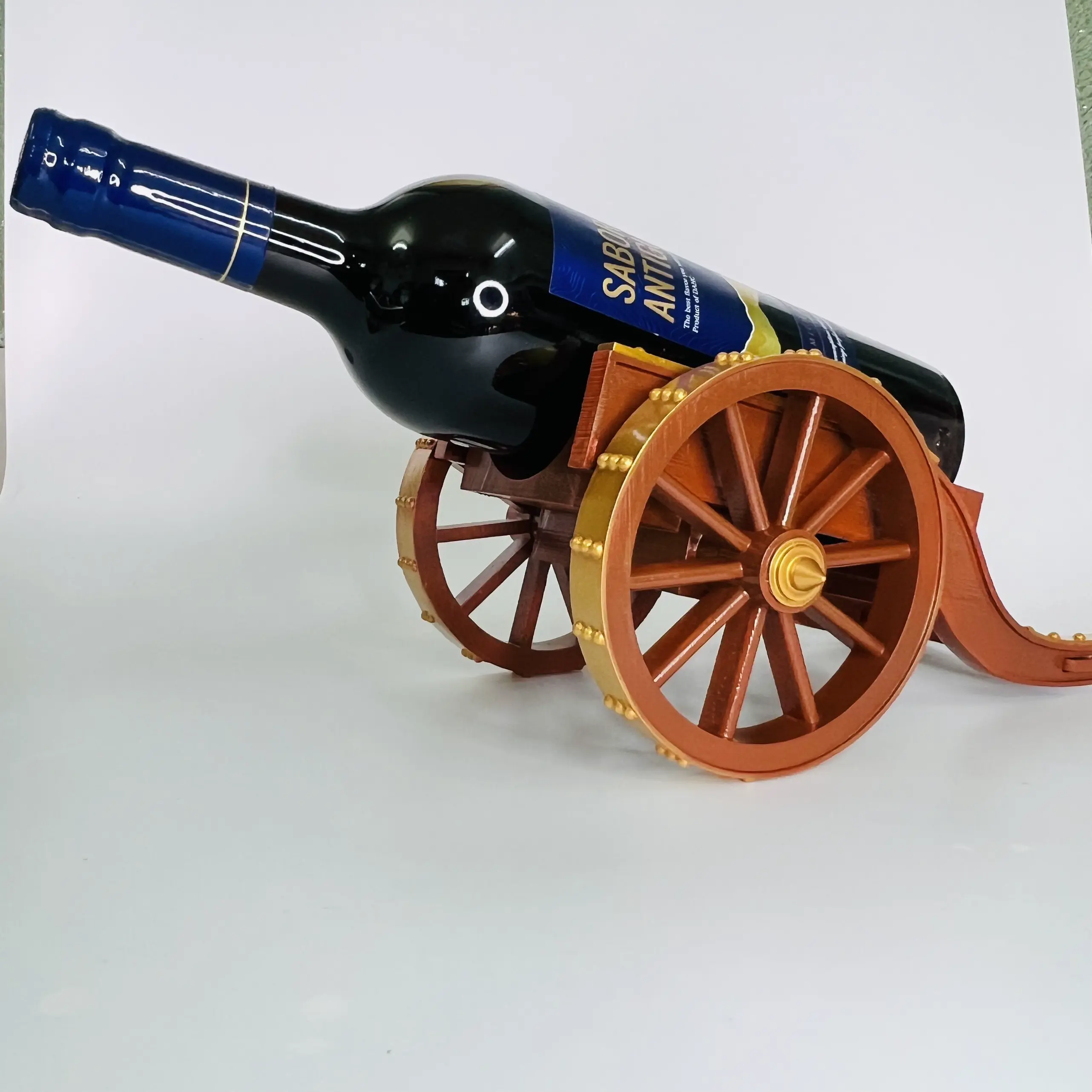 CANNON WINE HOLDER (BOTTLE HOLDER)