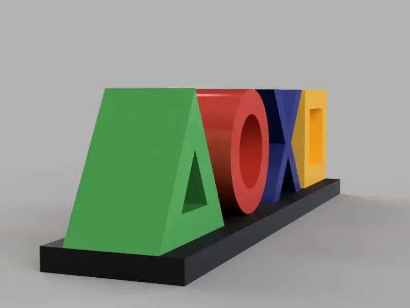 PlayStation Button Symbols – Desk Display