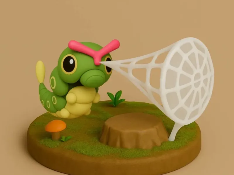 Pokemon battle style - Caterpie #010