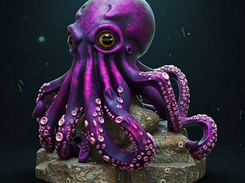 OKTOPUS AUF DEN FELSEN