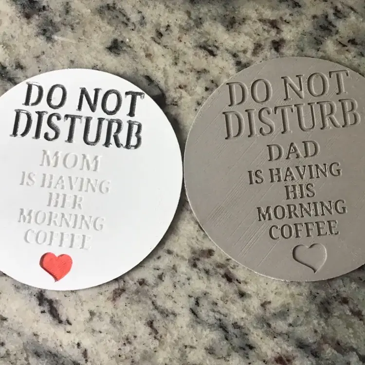 MORNING COFFEE COASTERS FOR PARENTS