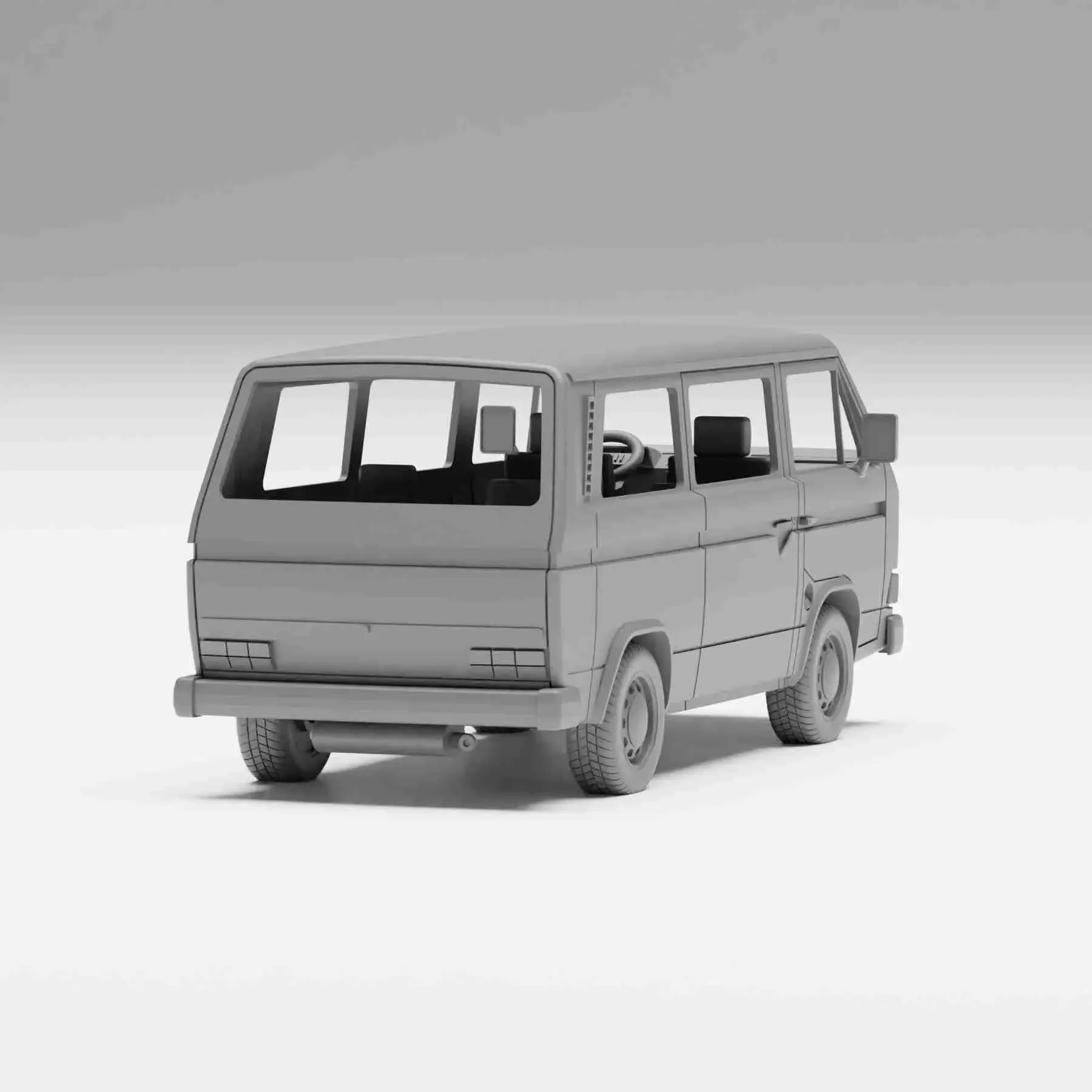 VW T3 - H0 scale van model kit