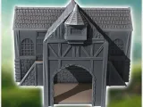 Medieval building with external stone staircase and large co-4
