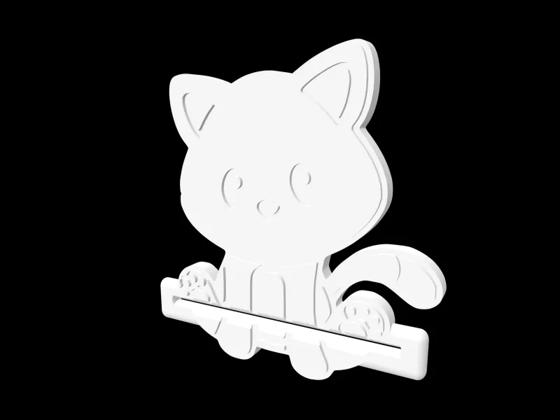 Farm Animals - Sitting Kitten - Toothpaste Squeezer v2