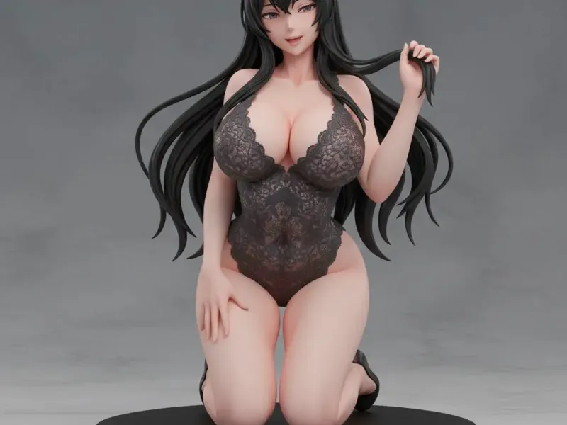 Velvet Charm – Anime Glam Beauty Figurine