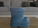 Santa Boot Planter Candy Container 3D Model STL-4