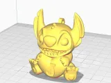 Stitch J Keychain-2