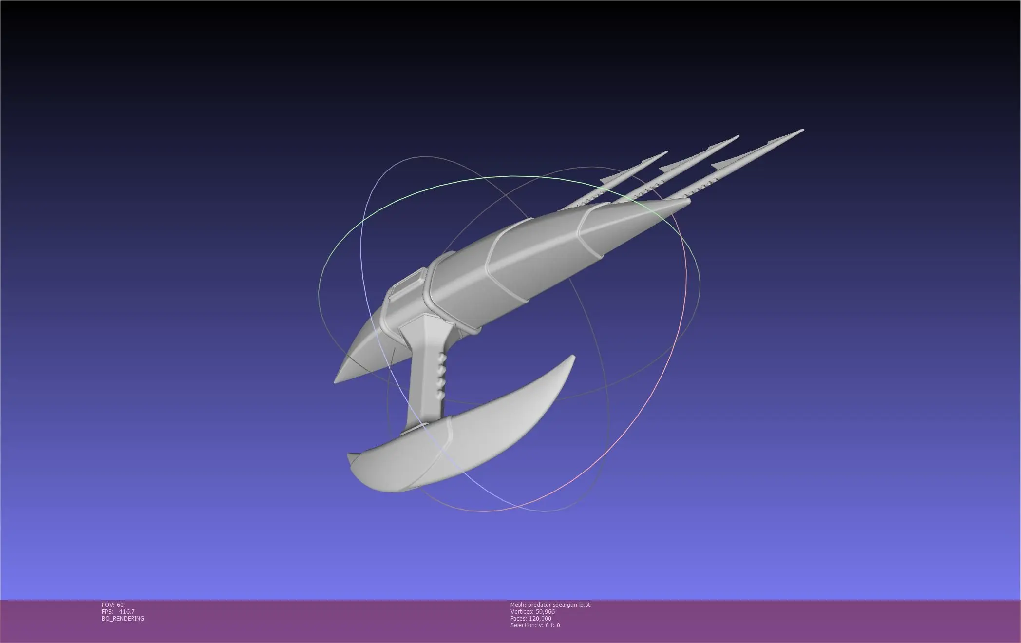 Predator Speargun Replica Printable Assembly