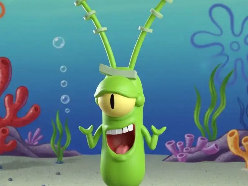 Plancton Figure - Bob Esponja