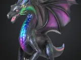 Rainbow Black Dragon-0