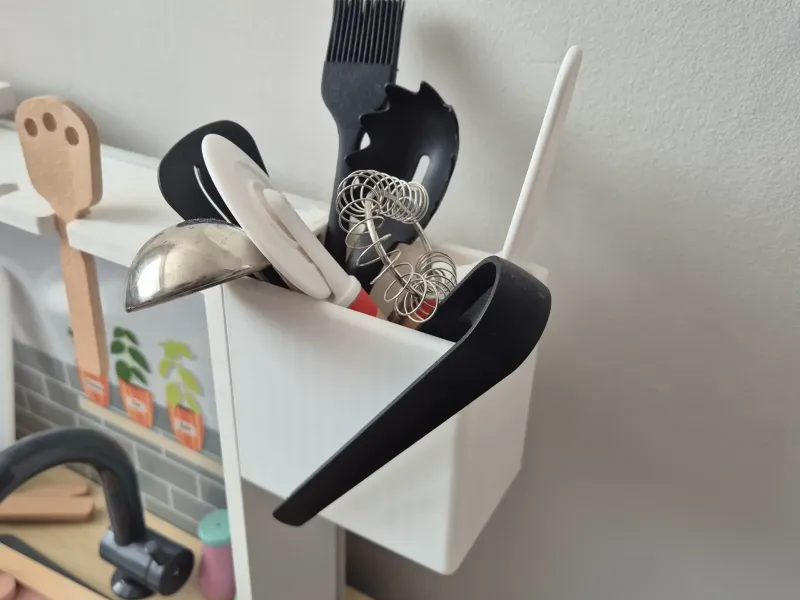 Little Town Toy Kitchen Utensil Holder