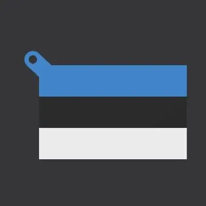 EE - Estonia Flag keychain