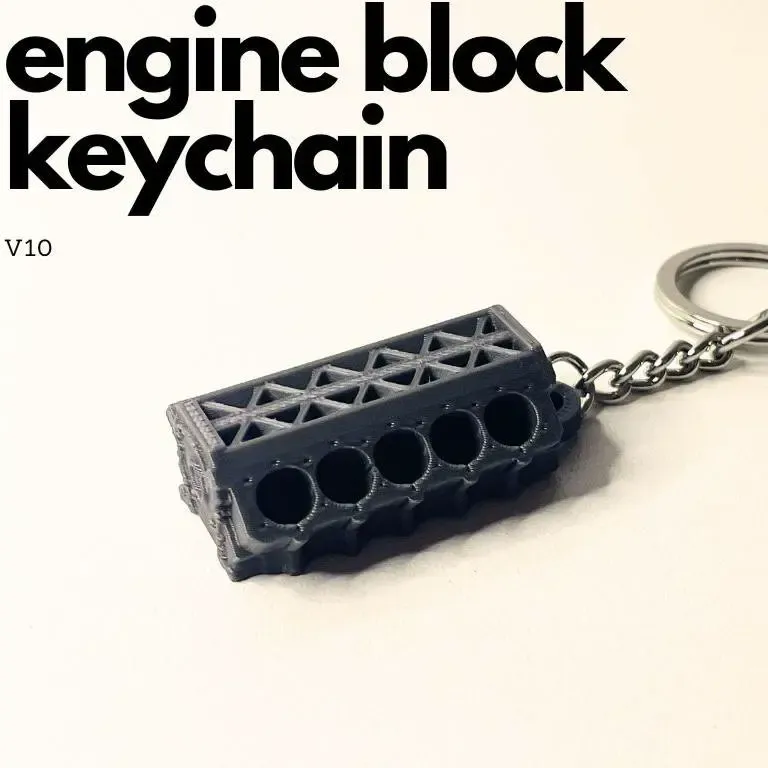 Motorblock V10 Schlüsselanhänger