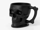 Skull Mug with Bone Handle-1