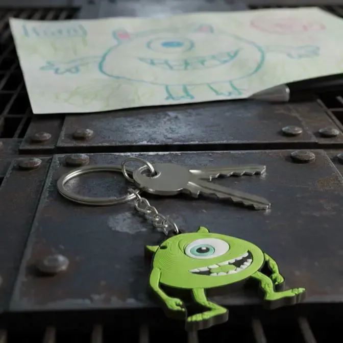 Mike wazowski, monster inc, llavero, keychain