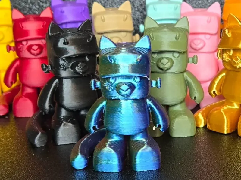リトル・シースター 001: フランケンキャット フィギュア モンスター トイ スウォッチ