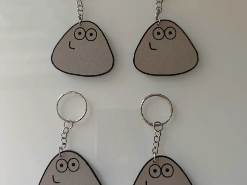 Pou keychain
