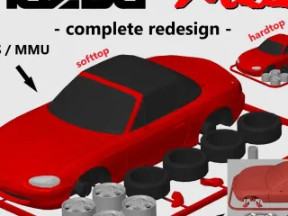 Mazda Miata / MX-5 (NB) Kit Card hardtop & softtop