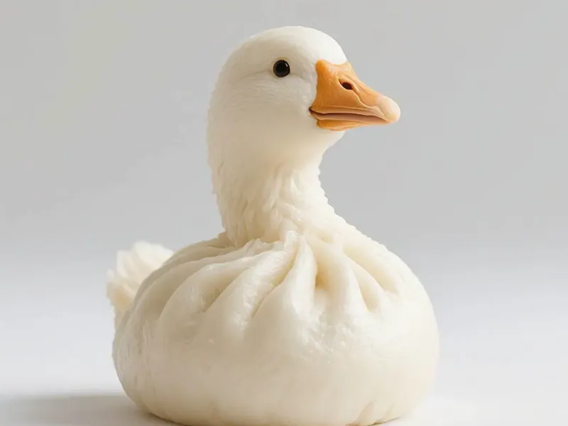 小笼包造型的小天鹅