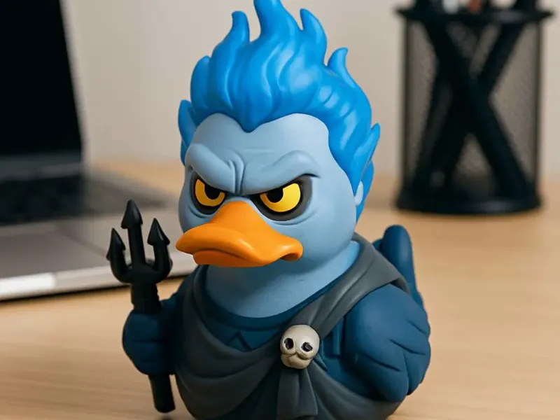 Rubber duck - Hades - God of the underworld - 3D print