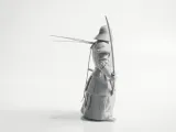 Mini Samurai Figurine Fantasy Warrior 3D Printable-1