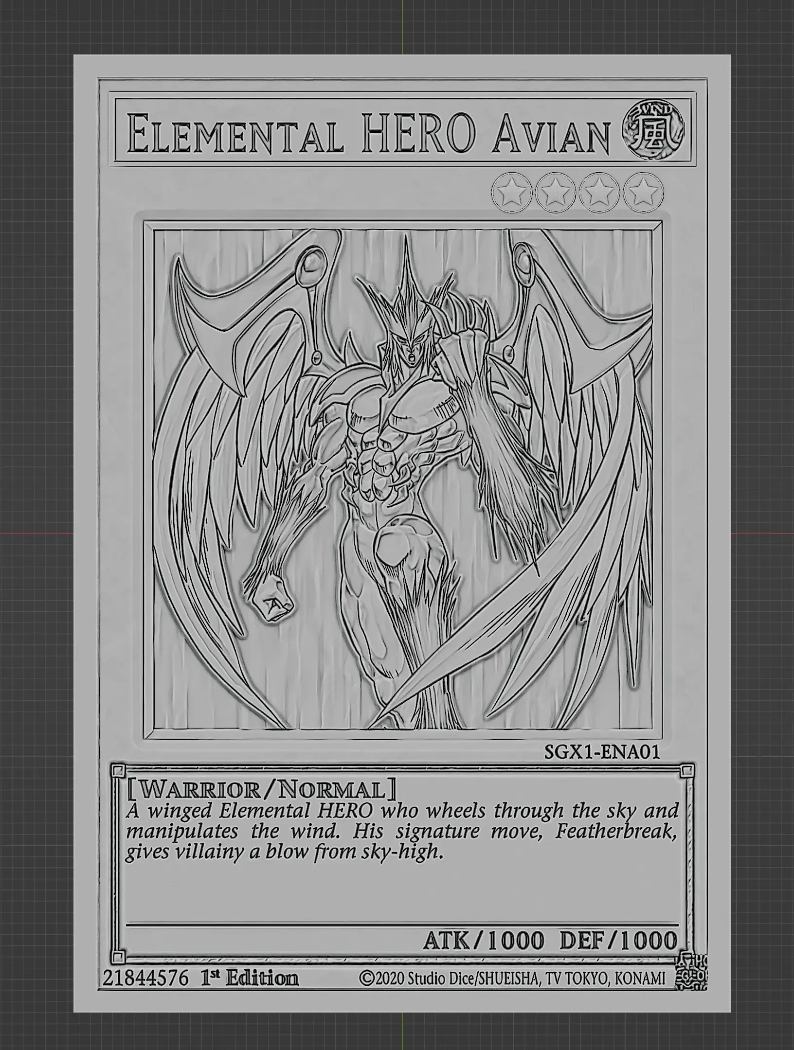 elemental hero avian - yugioh