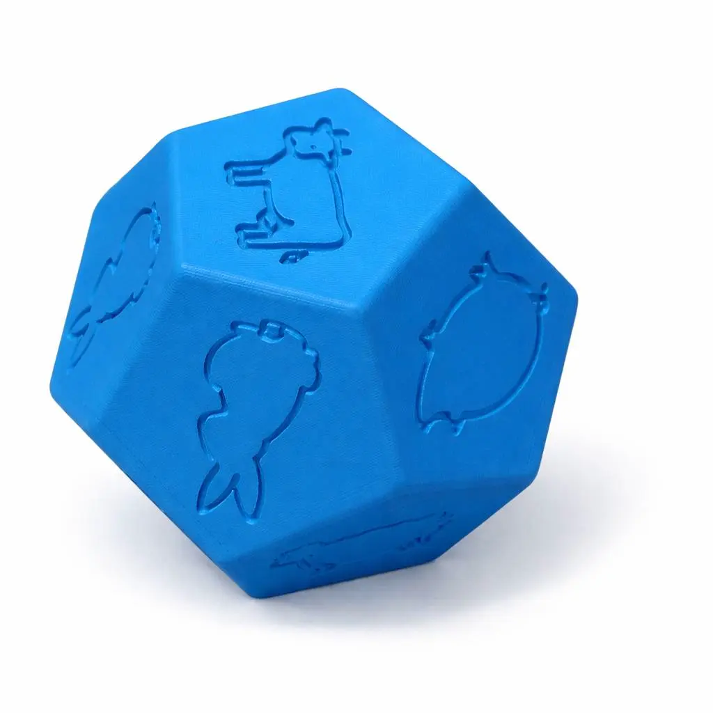 Super Farmer game dice 1 (with wolf and cow)