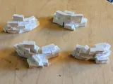 Fantasy Wargame Terrain - Ruined Wall Sections-5