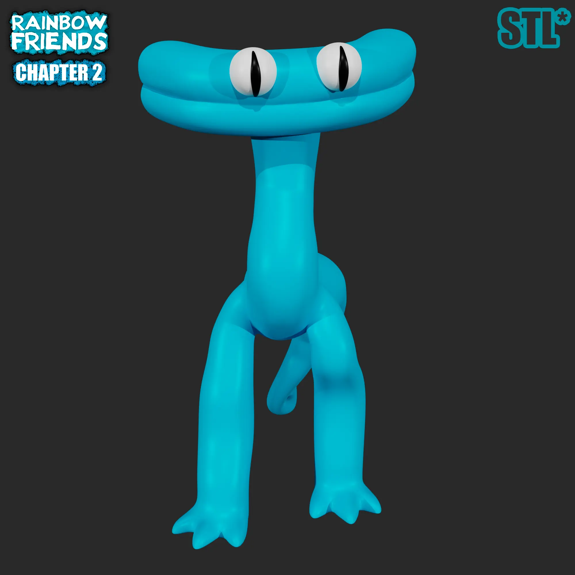 CYAN FROM RAINBOW FRIENDS CHAPTER 2 ROBLOX GAME