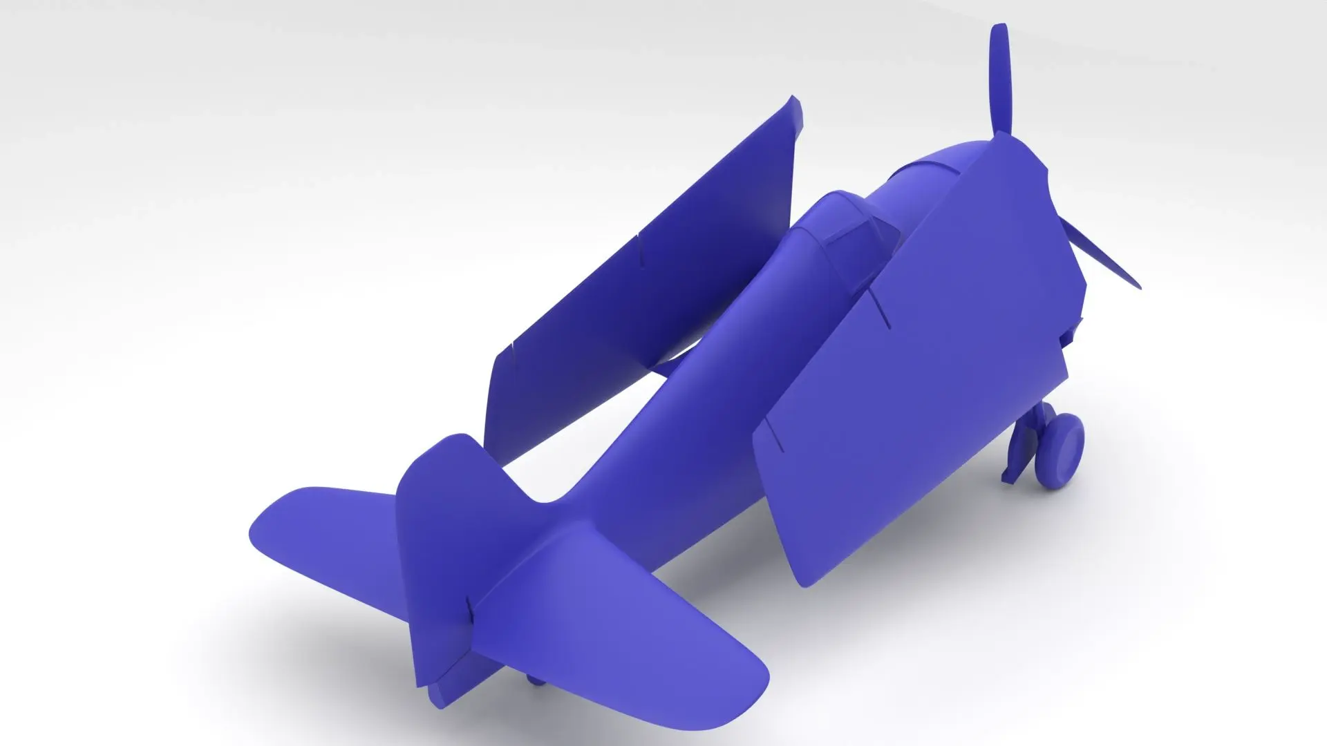 Grumman F6F Hellcat folded