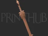 Baul Sword from Devil May Cry anime 2007 for cosplay STL-5