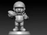 SUPER MARIO - FOOTBALL - NFL - NCCA 3D print model-3