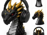 3D Printed Dragon Head for Showcase and Headphone Holder !!!-3