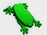 Frog with moving arms and extending legs-1
