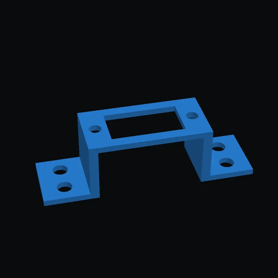 houder voor servo motor