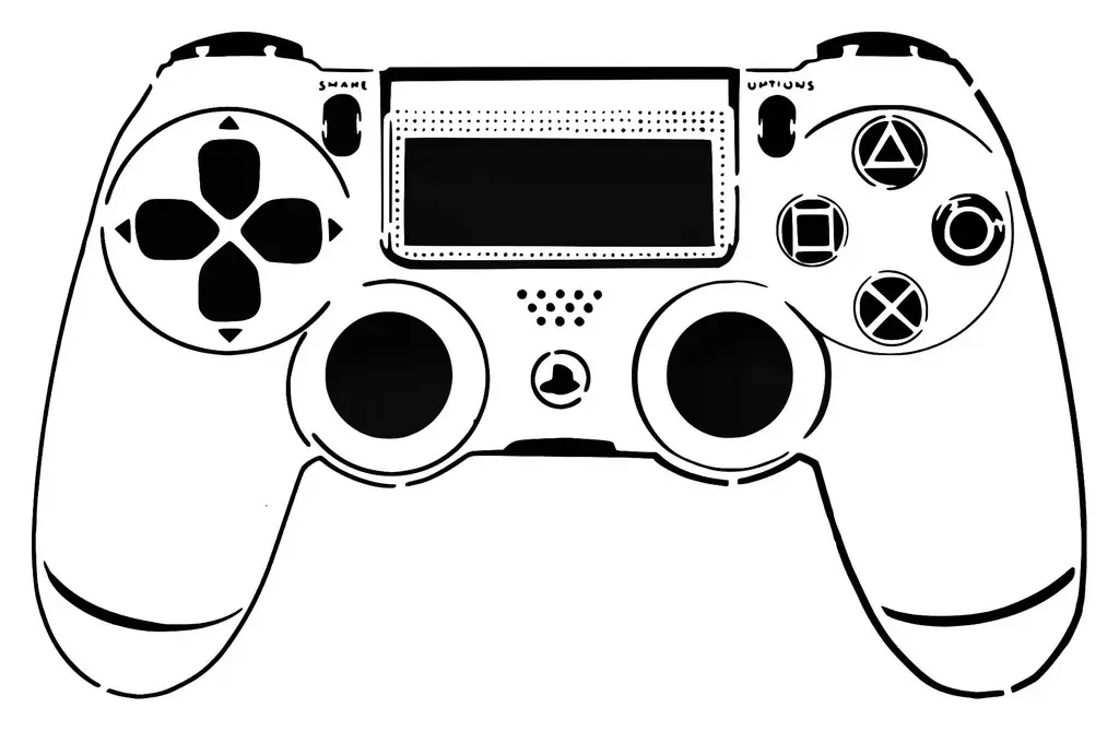 Ps4 Controller Schablone