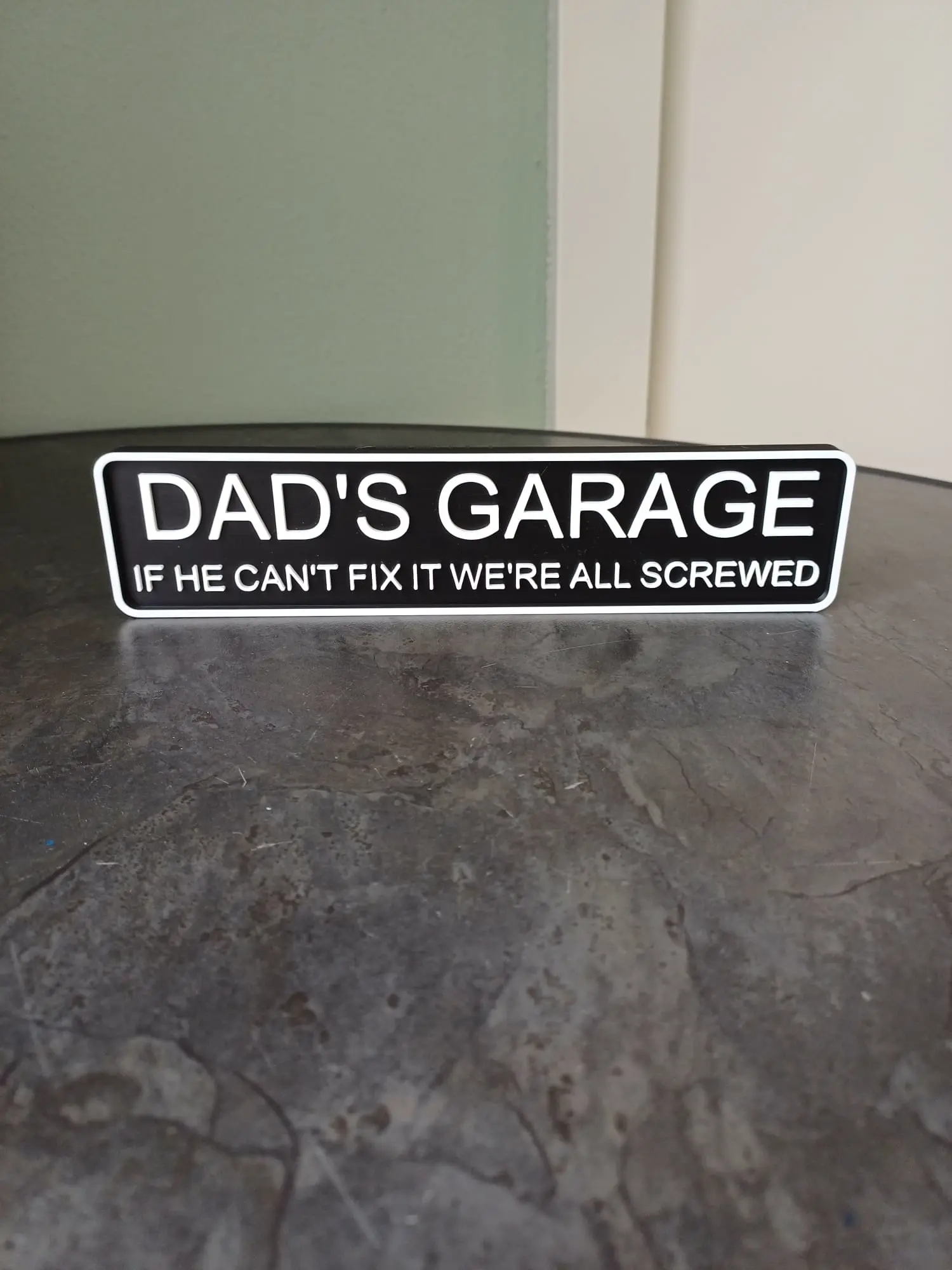 Dad’s Garage Sign – Funny Workshop Decor