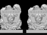 NFL - LAS VEGAS RAIDERS FOOTBALL STATUE DECOR - 3D PRINT-2