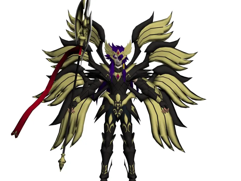 Saint Seiya - Loki Low-poly 3D model