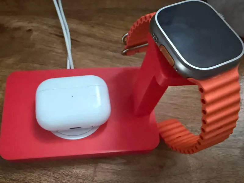 Apple Watch and Apple AirPods charging station