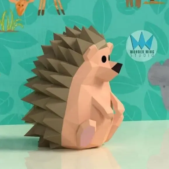 Erizo Papelcraft 