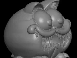 garfield head design-3