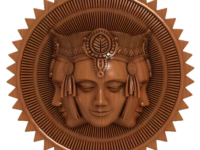 The Triform Muse face. Tripleface.