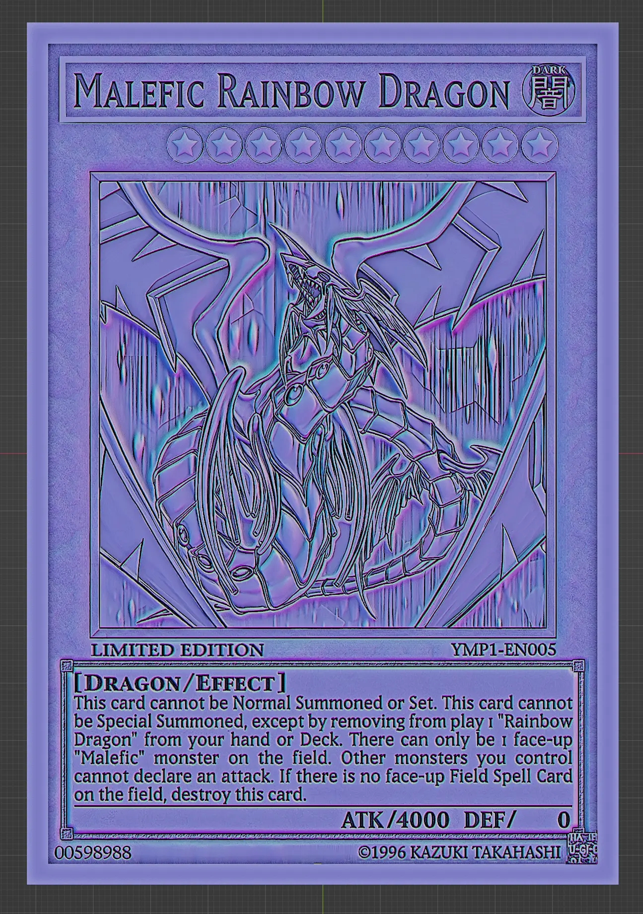 BÖSARTIGER REGENBOGENDRACHE - YUGIOH