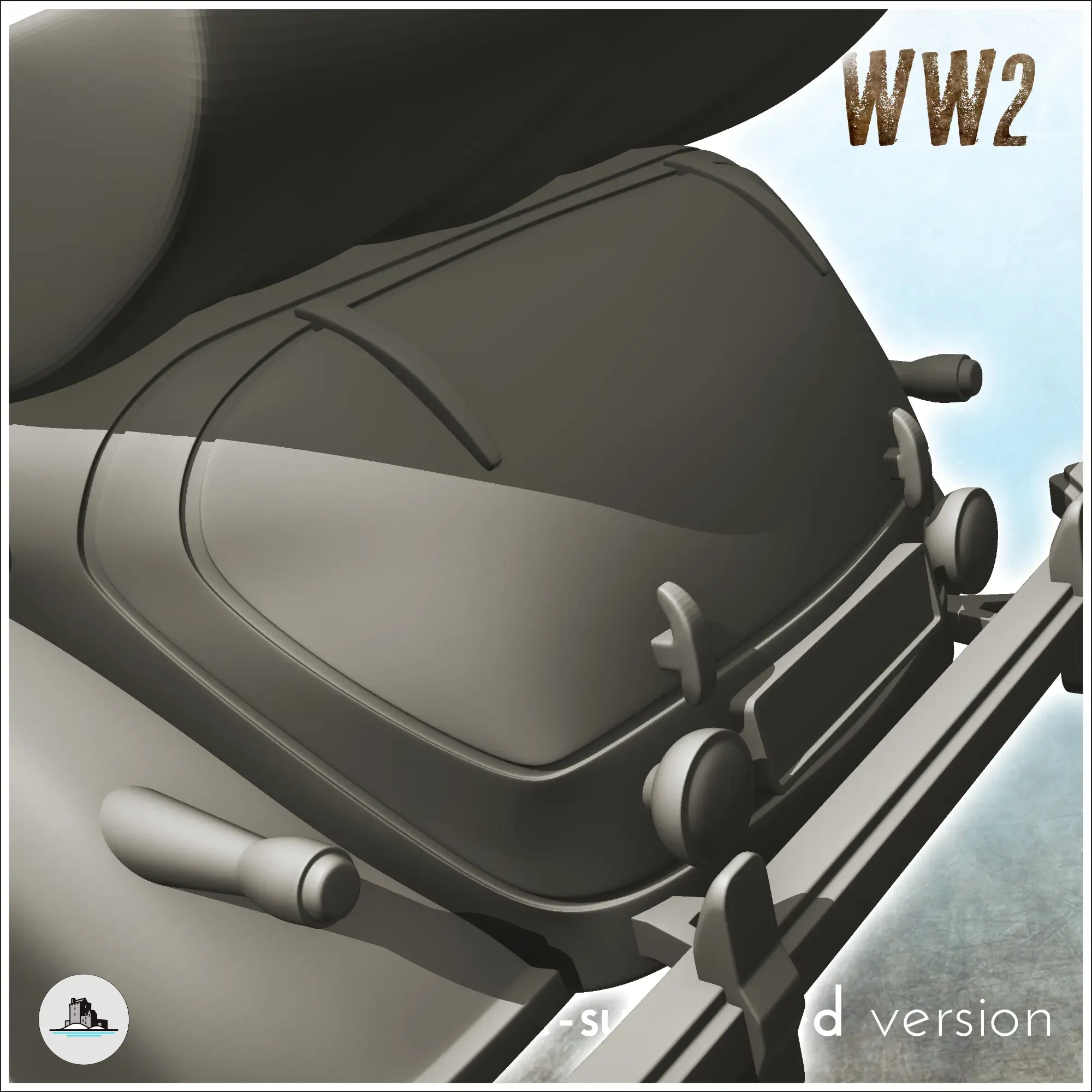 Mercedes Benz 770 limousine - WW2 Flames of war Bolt Action