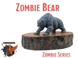 DnD TTRPG Zombie Bear Miniature-1